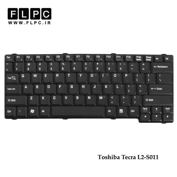 کیبورد لپ تاپ توشیبا Toshiba Tecra L2-S011 مشکی -بدون پیچ